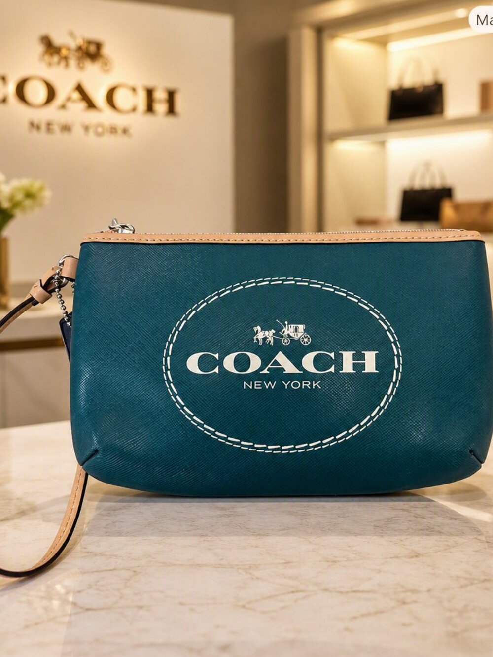 Coach wristlet horse and carriage. In EUC